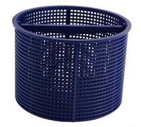 Cesta de repuesto para skimmer de piscina compatible con Hayward Sp1082, material ABS fuerte, diseño no flotante para piscinas sobre el suelo y enterradas, blanco y azul, 7 x 7 x 5 pulgadas (azul)