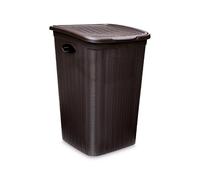 Cesta De Ropa Elegance 36 Litros Moka Marrón Stefanplast