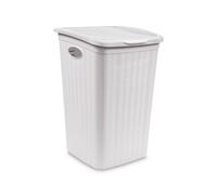 Cesta De Ropa Elegance 36 LITROS RATT Blanca Stefanplast