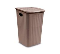 Cesta De Ropa Elegance 36 Litros Tortora Marrón Stefanplast
