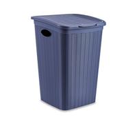 Cesta De Ropa Elegance 50 Litros Azul Marino Stefanplast