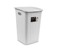 Cesta De Ropa Sucia 50 Lt. Para Baño Elegance Grande 38×37×55 Cm