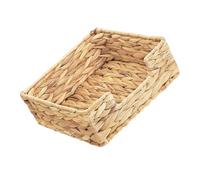 Cesta de servilleta decorativa de ratán natural para mesa, baño, cocina, salón, diseño fácil de usar, accesorios de mesa de ratán sostenibles