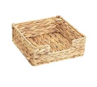 Cesta de servilleta decorativa de ratán natural para mesa, baño, cocina, salón, diseño fácil de usar, accesorios de mesa de ratán sostenibles