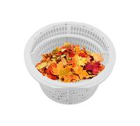 Cesta de skimmer para piscina, eficaz y antideslizante, para hojas, plantas acuáticas, desechos flotantes, suciedad, basura, residuos
