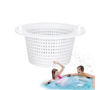 Cesta de skimmer para piscinas superterrestres, cesta de skimmer de piscina sobre el suelo | herramienta de limpieza flotante para el mantenimiento de piscinas privadas y comerciales