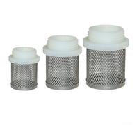Cesta de succión de latón de alto rendimiento y combinación de cabezal de filtro de acero inoxidable (DN15)