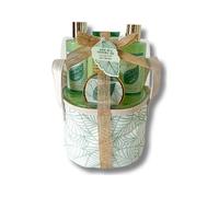 Cesta De Tela White Tea & Blooming Tree