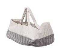 Cesta de Transporte para bebé, Portátil, Plegable, Cesta para Dormir para Recién Nacidos, Transpirable, para Accesorios de Tiro, Cuerda de Algodón Tejida, 70 X 40 X 25 Cm