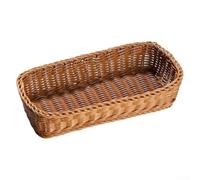 Cesta de utensilios de ratán resistente al agua para el hogar, comedor, cocina, cajón organizador