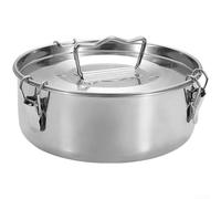 Cesta de vapor de acero inoxidable 304 con borde antideslizante para un uso seguro durante los procesos de cocción al vapor y horneado (pequeño)
