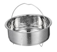 Cesta de vapor de acero inoxidable apilable, olla de vapor para verduras, dim sum arroz, con asa, utensilios de cocina para bollos rellenos