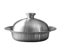 Cesta de vapor de acero inoxidable de 11 pulgadas para cocinar, multiusos con asas plegables y diseño resistente, herramienta de cocina para brócoli, maíz, patata, huevo, langosta, pasta