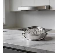 Cesta de vapor de acero inoxidable para olla, bandeja de vapor 304 con asas, estante de aceite para cocinar para verduras, arroz, mariscos, albóndigas, huevo, carne, postre de comida para bebés (vapor