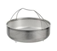 Cesta de vapor de malla con asa, utensilio de cocina de acero inoxidable, resistente, fácil de usar, cocina premium, residencia universitaria, preparación de comidas diarias, dieta, 21 unidades