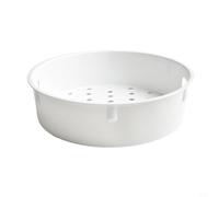 Cesta de vapor de plástico para olla arrocera y ollas, soporte de vapor resistente al calor para verduras, huevos de mariscos, alimentos para bebés, herramienta de cocina de cocina, verde, 20 x 18 x 4