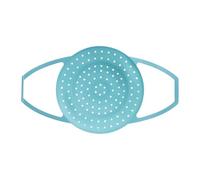 Cesta de vapor de silicona, apta para lavavajillas, uso múltiple, vaporizador con pies fuertes | herramienta de cocina plegable, inserto de vapor saludable, sartén universal