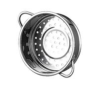 Cesta de Vapor Inoxidable,Vaporera Multiusos,Cesta Vaporera de Verduras,Cesta de CoccióN Al Vapor,20cm de DiáMetro Interior, Fabricado en Acero Inoxidable 304 de Calidad Alimentaria,Duradero