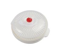 Cesta de vapor para horno microondas y verduras, 5 x 16 cm, 5 x 11 cm, microondas para cocinar verduras al vapor, poner en la tapa, no limitado a verduras (nivel único)