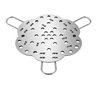 Cesta de vapor plegable con rejilla integrada | Cesta de vapor de metal para raviolis - para camping, restaurante, verduras, raviolis, arroz, comida, preparación de comidas