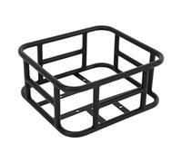 Cesta del asiento trasero: portabicicletas duradero de 18 pulgadas, marco de respaldo ancho, rejilla metálica antivibración, plataforma de almacenamiento ampliada, solución de transporte de gran capac