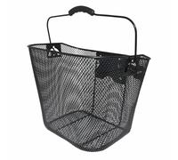 Cesta delantera de acero con diseño de panal de abeja Newton para bicicletas el