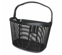 Cesta delantera de plástico klickfix lamello 18l negro (39x28x28cm) - se vende