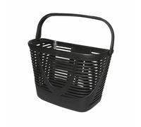 Cesta delantera de plástico Klickfix Lamello Mini 12L negro (32x24x22cm)
