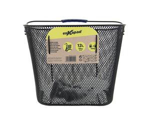 Cesta delantera metálica 12l Eskapad