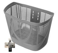 Cesta Delantera para Bicicleta: Espacioso Espacio de Almacenamiento para Manillar de Ruedas, cestas de Metal Resistentes, Soporte de Rueda Delantera fácil de Instalar, Elegante Cesta de Fruta