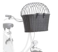 Cesta delantera para bicicletas para perros 44 × 41 × 34 cm antracita