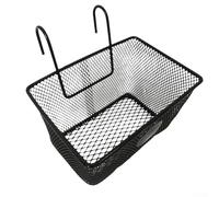 Cesta delantera para manillar de scooter y bicicleta eléctrica, diseño de malla metálica, ideal para niños y salidas familiares
