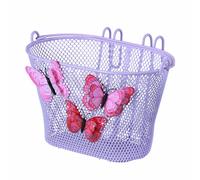 Cesta delantera para niños Basil Jasmin violeta de acero para ruedas de 12 a 20