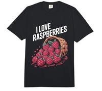 Cesta desbordante I Love Raspberries Comfort Colors Adult Heavyweight T-Shirt
