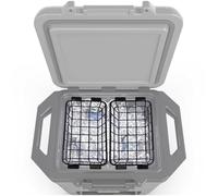 Cesta enfriadora, cesta térmica para Ninja FrostVault 30qt enfriador duro y enfriadores con ruedas, cestas de almacenamiento de acero inoxidable, accesorios para enfriadores, mantiene la comida seca y