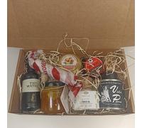 Cesta Especial Congresos apta para facturar - Alándalus Club | Vino de Jerez | Alfajor de Las Trejas | Aceite de oliva virgen extra | Quesito Pajarete | Flor de Sal.