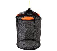 Cesta flotante para peces, de red portátil, jaula de peces plegable