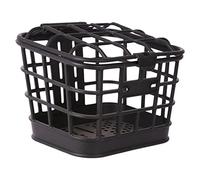 Cesta frontal con tapa para colgar, color negro, para ciclismo, viajes, deportes
