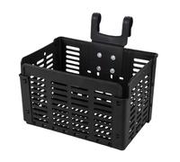 Cesta Frontal para Bicicleta, Manillar Plegable Negro, cestas de Transporte para Mascotas, Accesorio portátil para portabicicletas, Cesta Plegable fácil de Instalar para Ciclismo, Compras, al