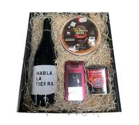 Cesta gourmet de productos extremeños