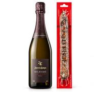 Cesta Gourmet Navidad cava Juvé & Camps Milesimé Blanc de Noirs con Chorizo Vela Joselito 1 botella 75 cl y 1 embutido