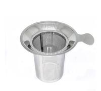 Cesta infusora de té de acero inoxidable para té suelto, diseño colgante para teteras y tazas, malla fina que permite un remojo óptimo mientras atrapa las hojas (plateado 4)