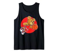 Cesta Juego Deportes Baller Teddy Bear Basketball Camiseta sin Mangas