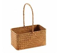 Cesta Junco Marino Ligera Recipiente, Pequeño Rectangular