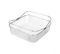 Cesta Metal Air Fryer para cosori 20.5cm Circulación Aire Cesta(1pc) | de malla para fina, circulación aire 360°, comida crujiente sin aceite, apto lavavajillas, 20.5x20.5x6cm