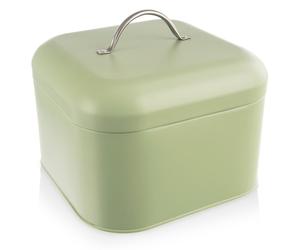 Cesta Metálica Verde 20X20X17 Cm