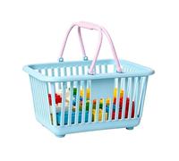 Cesta | Organizador de juguetes portátil con asas - Pequeñas cestas pequeñas - Para el hogar, cocina, baño, niños, juguetes, escritorio, dormitorio universitario, compras, picnic,