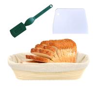 Cesta ovalada para pan ovalada - Sección utiliza cestas, cestas de pan en ratán natural con forro duradero sostenible, sostenibilidad de la tarea de campo francés, humedad