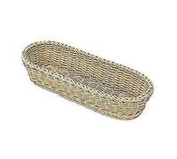 Westmark Cesta multiusos/baguette, apta para hostelería y gastronomía, Ovalada, aprox. 40 x 16 x8 cm, fibra sintética, Saleen Edition, beige claro, 02051730101
