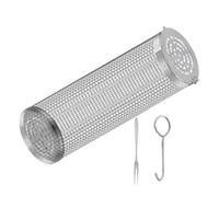 Cesta para barbacoa | Cesta de cocina con antiadherente para al aire libre, con asa, pollo asado y bistec